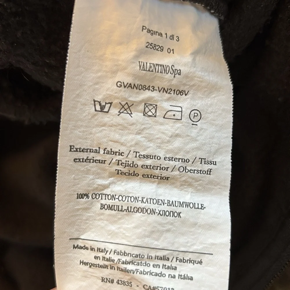 [Valentino] Vintage Puffer Camouflage Full-Zip Lightweight Bomber Jacket Men’s L - Picture 13 of 14